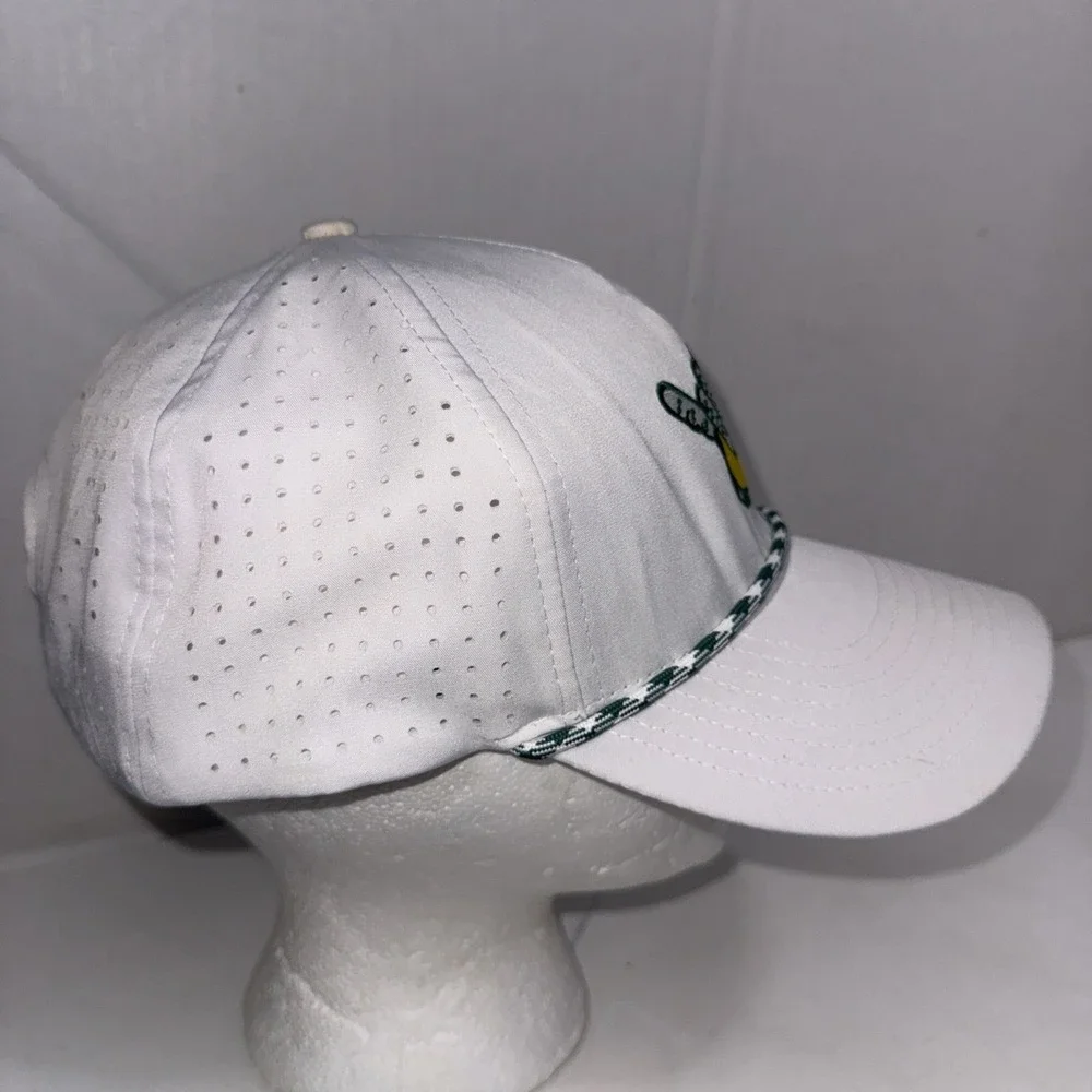 Masters Strap Back Mens One Size White Golf Augusta Nationals Sports Hat Cap